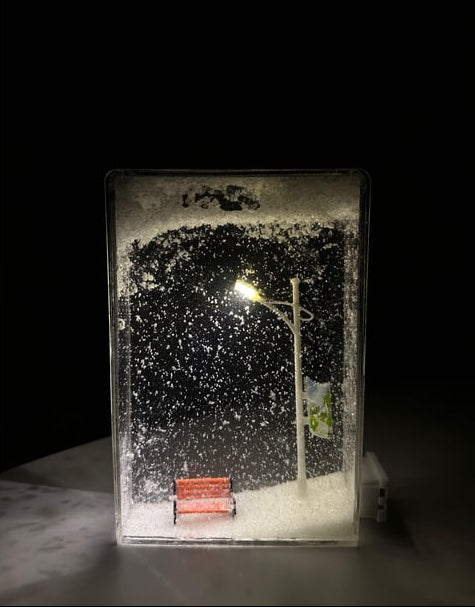 Gecə lampası qar kürəsi