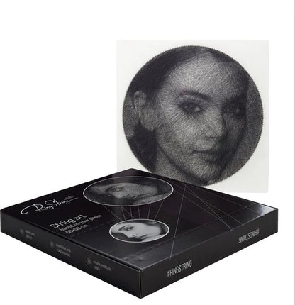 Dekorativ String Art Portret