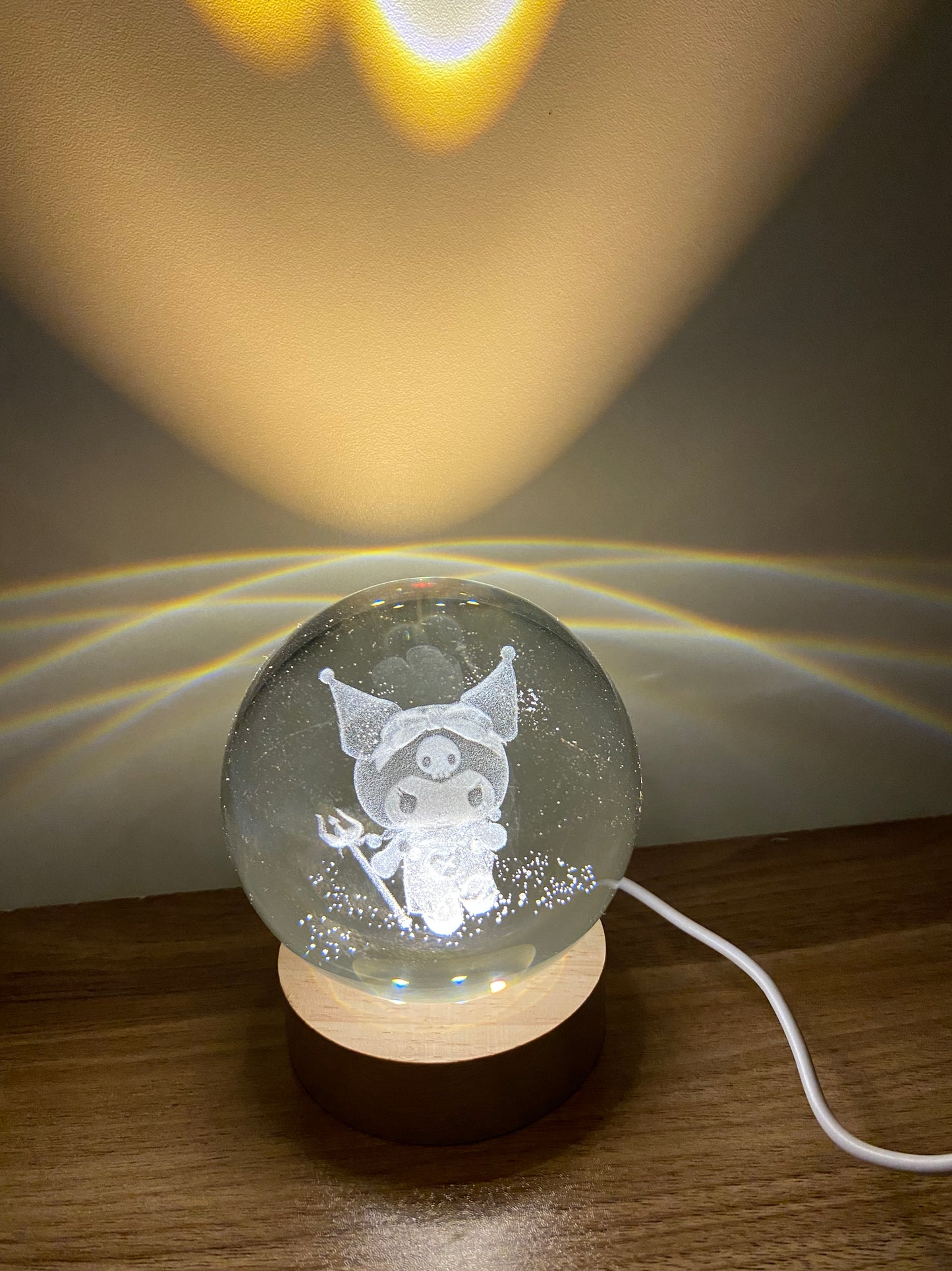 Sehrli Kristal Kürə Lampası