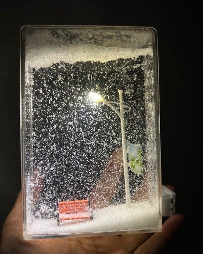 Gecə lampası qar kürəsi