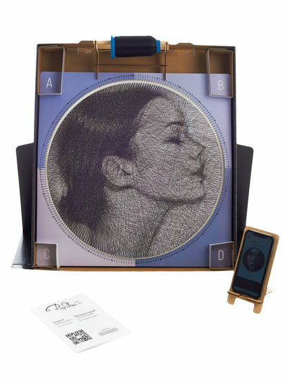 Dekorativ String Art Portret